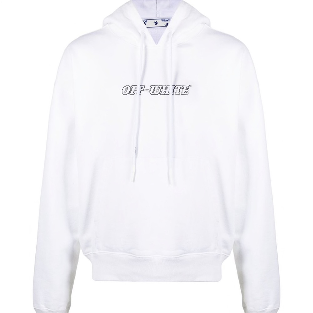 Off white pascal logo-print hoodie